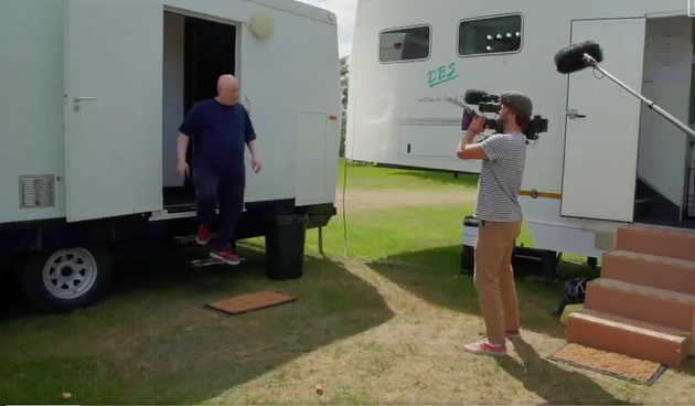 Matt Lucas took fans on a tour behind the scenes of Bake Off