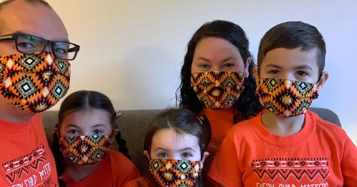 Orange Shirt Day Face Masks Show Love For Indigenous Children