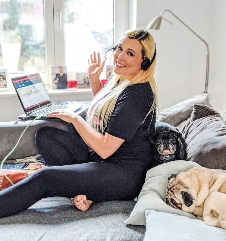 "The great thing about WFH is that your co-workers double as back rests." &mdash;&nbsp;Ashley R.