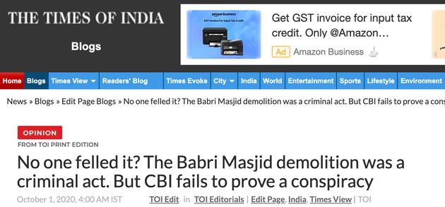 'CBI Must Appeal': What Newspaper Editorials Said On Babri