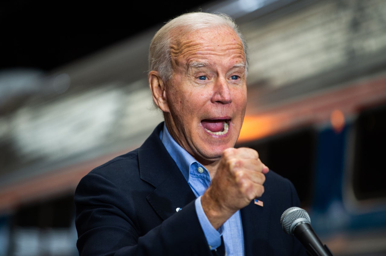 Democratic presidential candidate Joe Biden, Trump's rival in the election. 