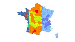 Nos cartes de France du Covid en temps réel par département et par