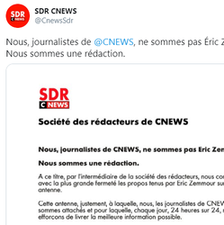 Les journalistes de CNews et du Figaro condamnent les propos de