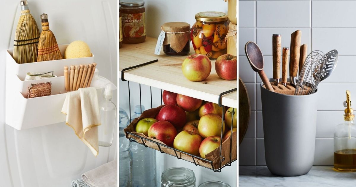 25 Clever Small Kitchen Storage Ideas Under $50