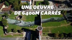 Ce street-artist français veut dessiner la plus grande “chaîne humaine” à travers le