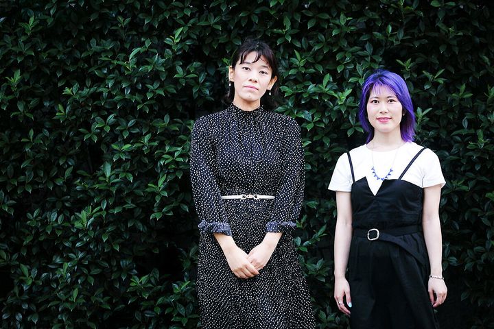ノンフィクションライターの菅野久美子さん（左）と筆者（姫野桂）