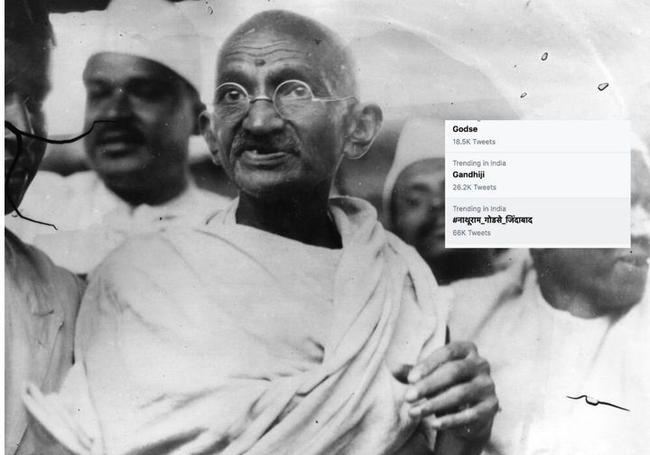 Mohandas Karamchand Gandhi in a file photo. 