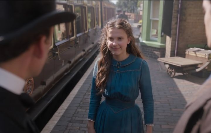 Millie Bobby Brown in a still from Enola Holmes