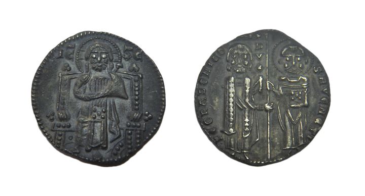 Νόμισμα του δόγη της Βενετίας Pietro Gradenigo (1289-1311)