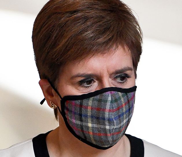 First Minister Nicola Sturgeon arriving for First Minister's Questions at the Scottish Parliament, Edinburgh.