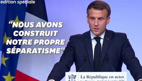 Face au séparatisme islamiste, Macron pointe la “ghettoïsation que notre République a laissé