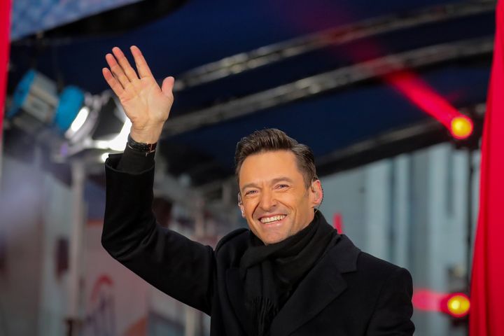 Hugh Jackman waves during his performance on NBC's 'Today' show in New York City, U.S., December 4, 2018. REUTERS/Brendan McDermid