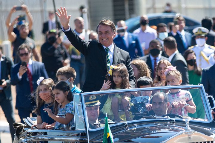 Brazilian President Jair Bolsonaro has enjoyed a spike in popularity since he made a full recovery after testing positive for coronavirus in July.