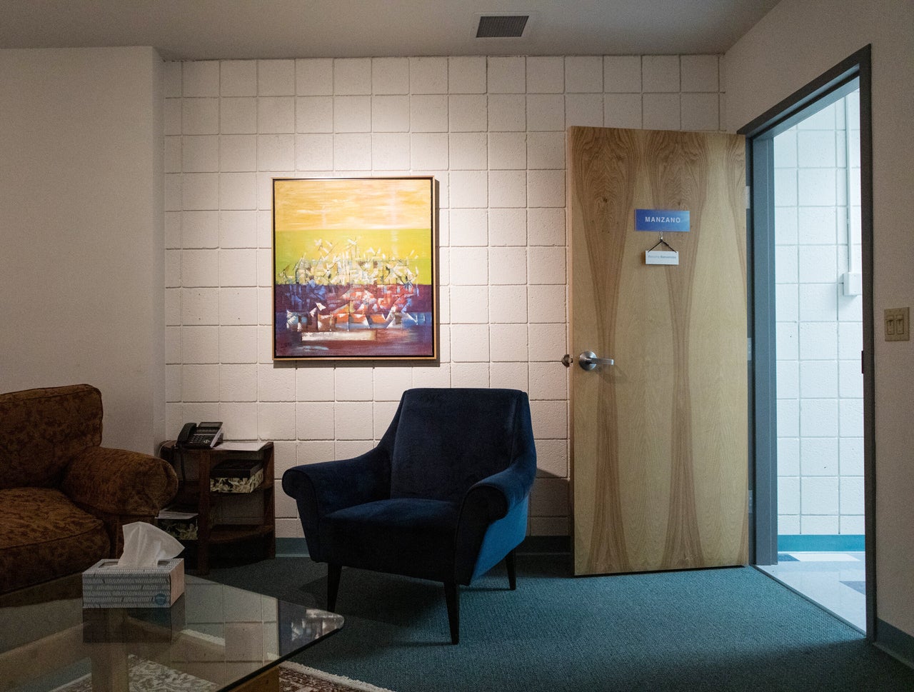 A therapy room at the Sky Center.