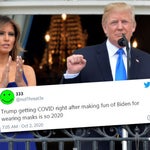 Trump s'est tellement moqué du Covid sur Twitter que Twitter se moque de Trump sur le
