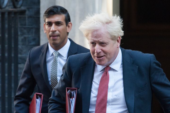 Boris Johnson and Rishi Sunak.