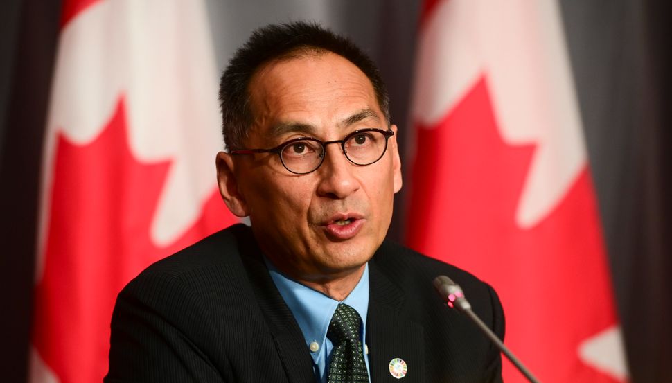 Dr. Howard Njoo, Deputy Chief Public Health Officer, holds a press conference during the COVID pandemic in Ottawa on Sept. 29, 2020.