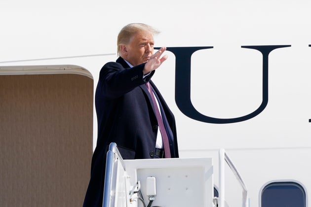 President Donald Trump heads to New Jersey for a fundraiser Thursday.