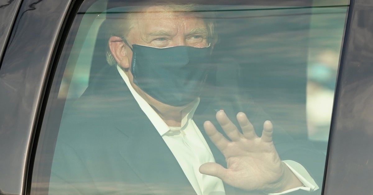 Trump Leaves Hospital To Surprise Supporters Outside Walter Reed ...