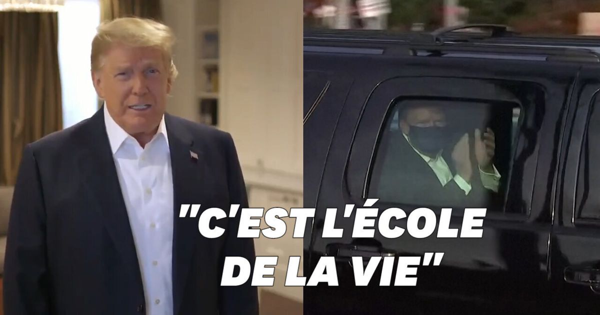 Trump, qui a "beaucoup appris sur le covid", va saluer ses partisans devant  l'hôpital | Le HuffPost