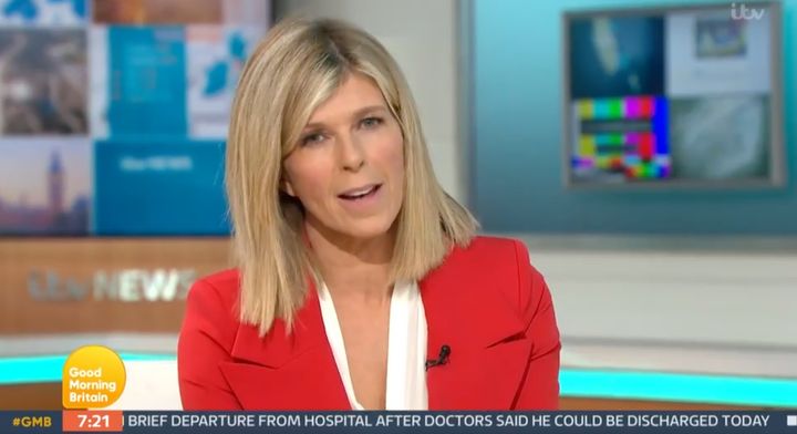 Kate Garraway on Monday's edition of Good Morning Britain