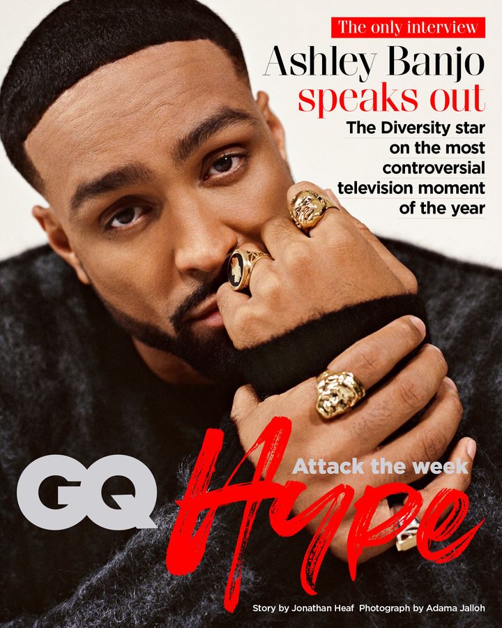 Ashley on the cover of GQ Hype