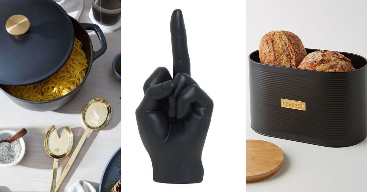 Matte Black Home Decor Finds To Take A Trip To The Dark Side