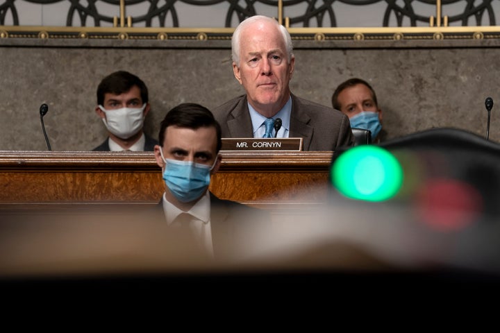 Sen. John Cornyn attended Senate Judiciary Committee hearings on Capitol Hill last week. Two other senators on that committee