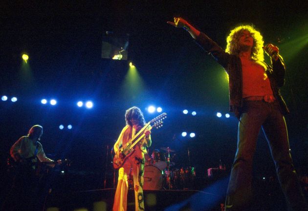 Led Zeppelin en concert en