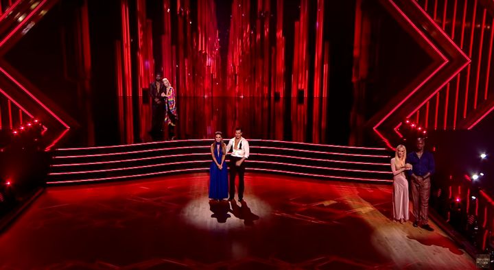 Three couples remained on the Dancing With The Stars stage before the error was realised