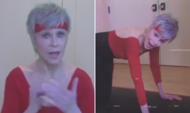 Jane Fonda Debuts Very Special Workout Video Ahead Of The US Election