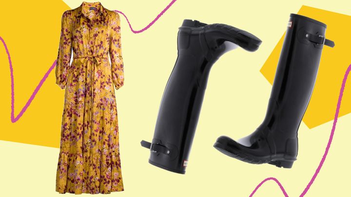 Walmart Prime Day deals on clothes and shoes, including rain boots and fall dresses.