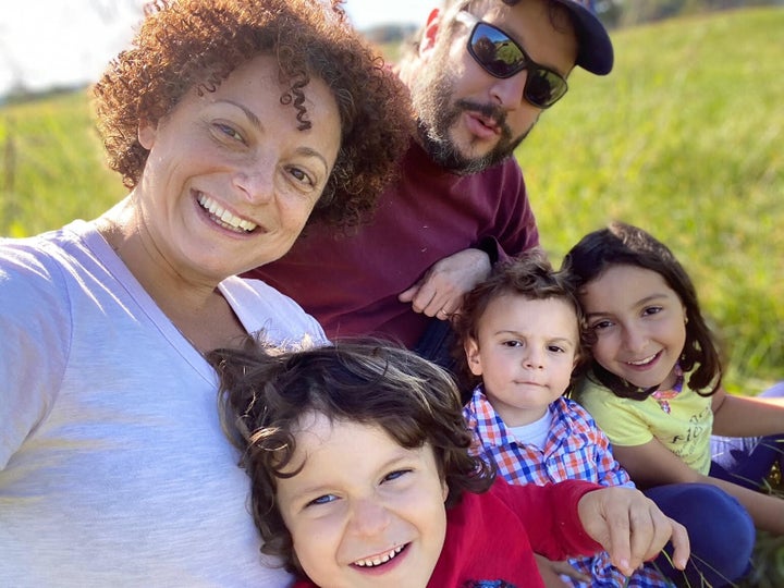 Daniella Knight and her family.