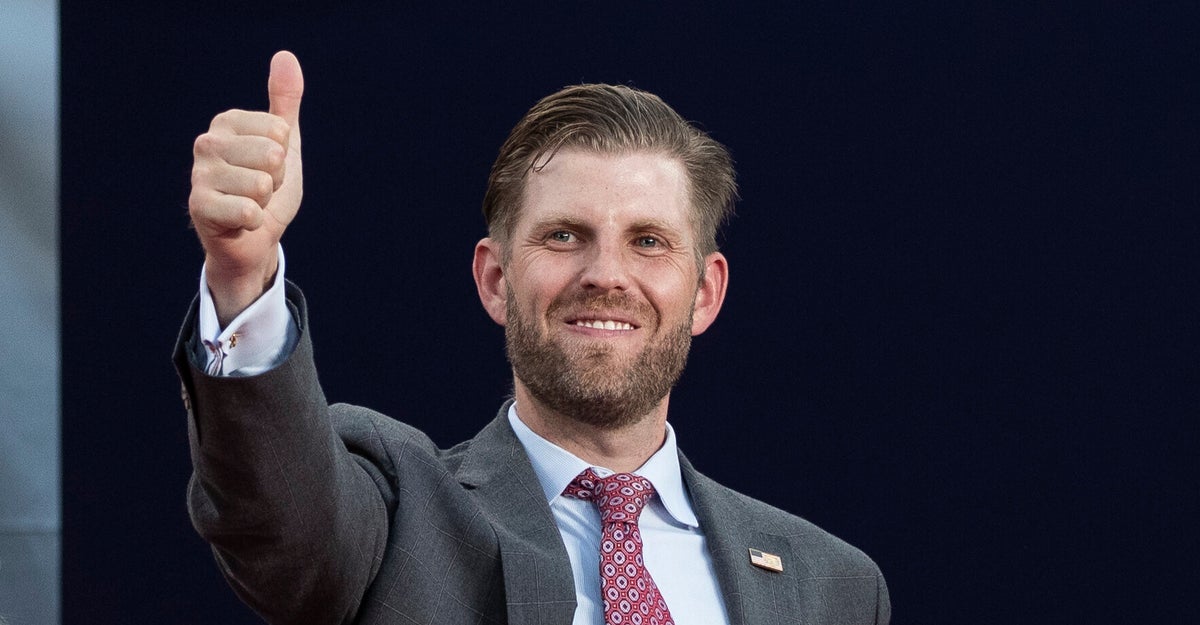 Eric Trump Claims His Dad 'Literally Saved Christianity'