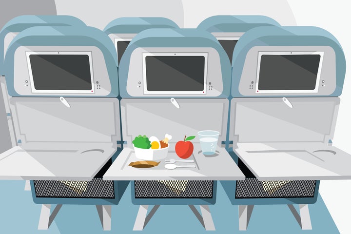 The best snacks to have on a plane. 