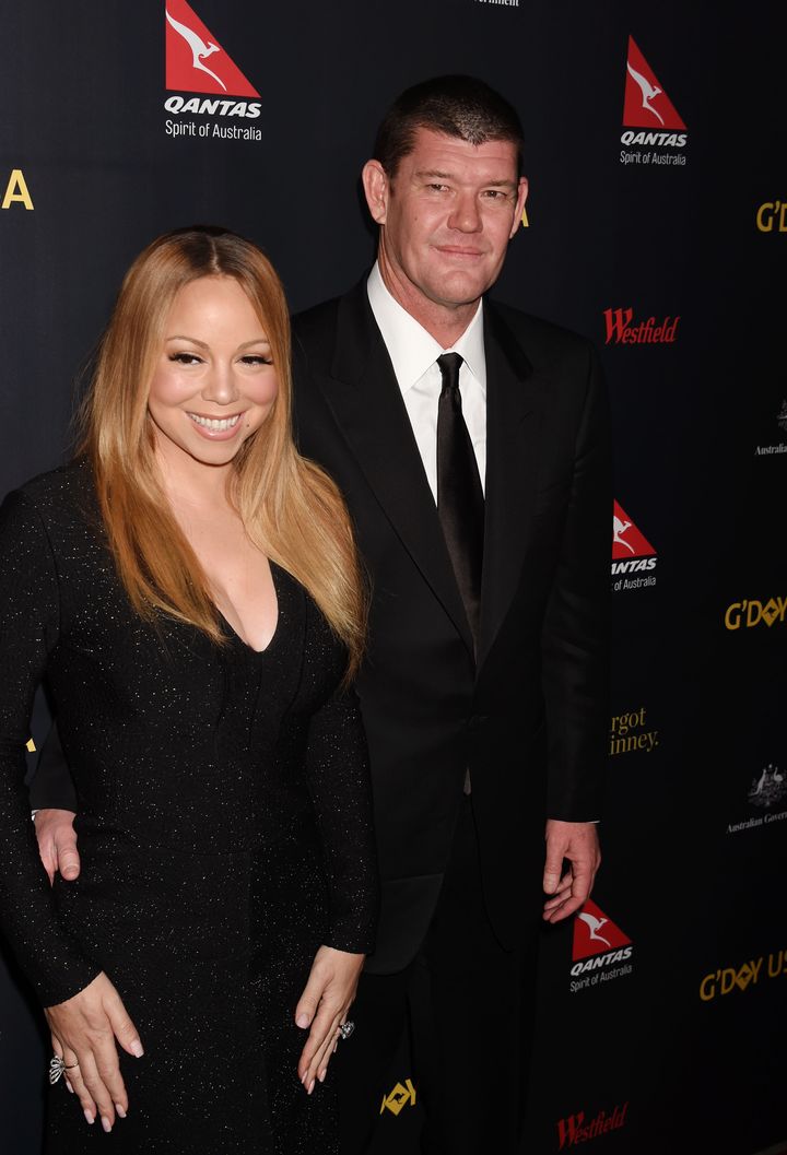 Mariah Carey and James Packer.