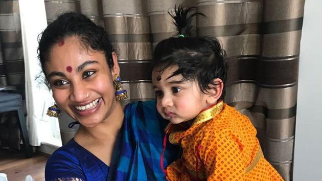 Poorna Kaameshwari Sivaraj and her toddler son Kailash Kuha Raj.