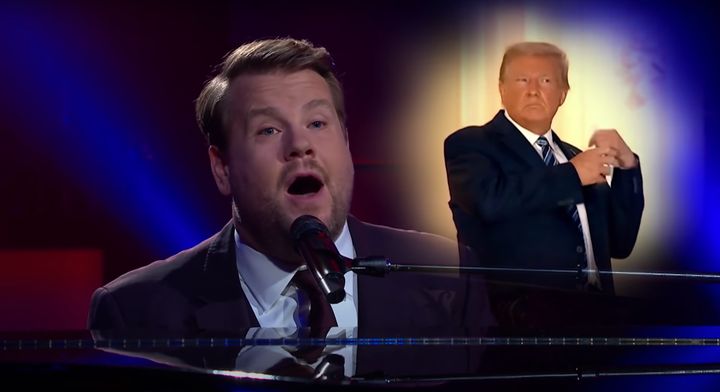 James Corden parodied Paul McCartney's Maybe I'm Amazed on his US chat show