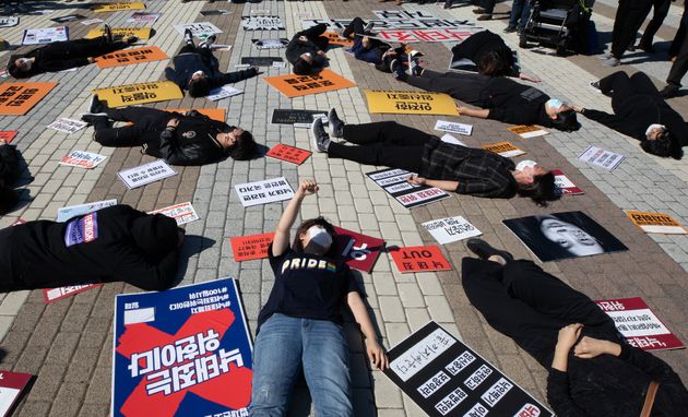 The Joint Action to Abolish the Crime of Abortion for All Members was held at a press conference held in front of the Cheongwadae Fountain in Jongno-gu, Seoul, on the morning of the 8th.