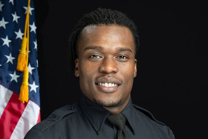 This undated photo provided by the Wauwatosa Police Department in Wauwatosa, Wis., shows Wauwatosa Police Officer Joseph Mensah.