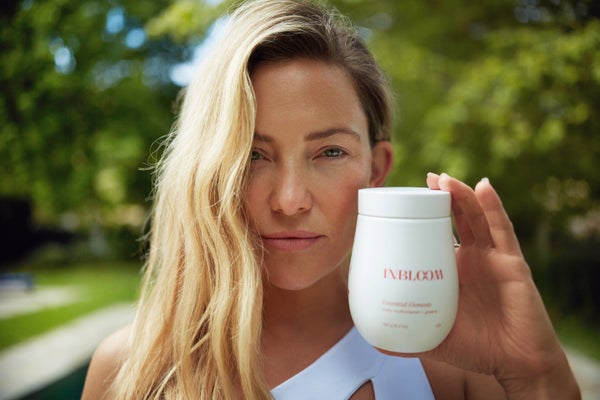 Kate Hudson is going a different route with a line of <a href="https://www.tobeinbloom.com/products/essential-elements" targe