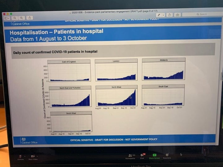 Government data shown to MPs and leaked to HuffPost UK