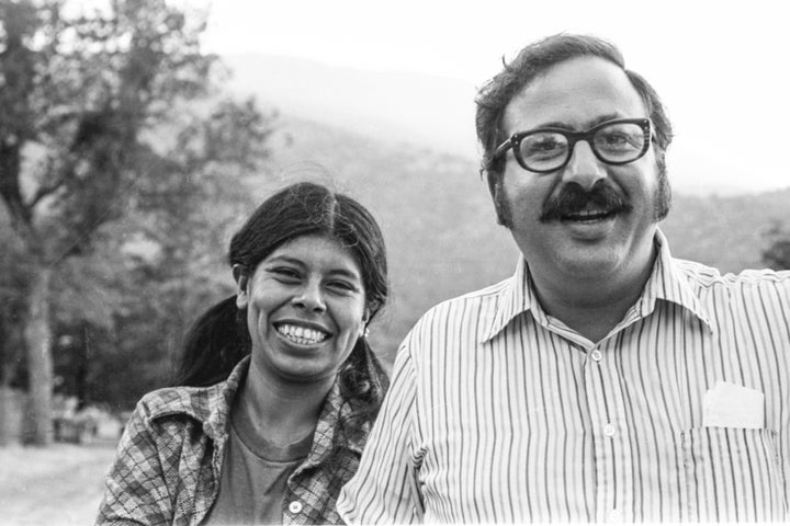 Labor activists Jessica Govea Thorbourne with Marshall Ganz in the 1970s. Govea Thorbourne's "persistent voice and international organizing made her truly special and a role model for other women in union movements," said history professor Lori A. Flores.