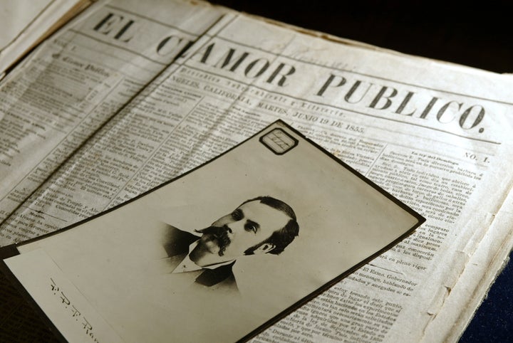 El Clamor Publico was California's first Spanish-language newspaper, founded by a 17-year-old printer named Francisco P. Ramirez.