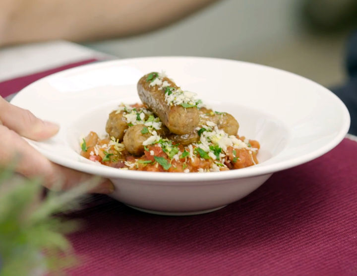 Naked Glory Sausage and Bean Ragu