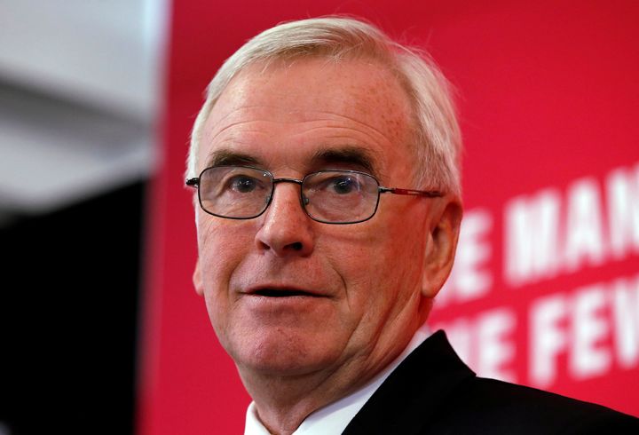 Former shadow chancellor John McDonnell