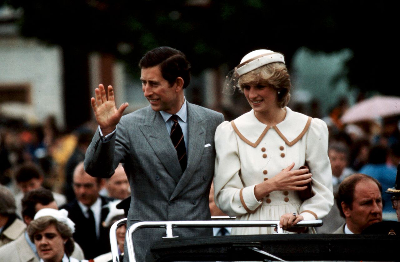 Prince Charles and Princess Diana during a visit to Canada in 1983