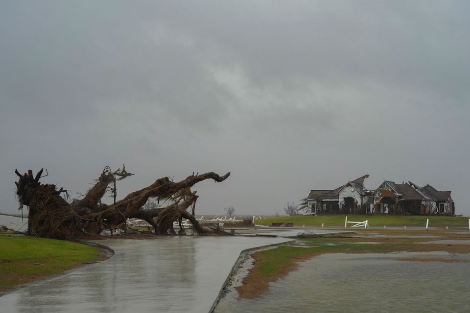 In Pictures: Hurricane Delta Hits Storm-Battered Louisiana With 100mph Winds