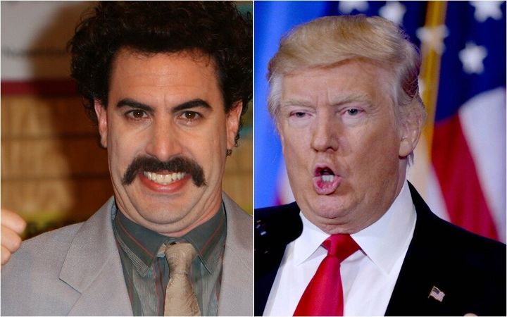 Borat and Donald Trump