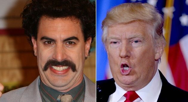 Borat and Donald Trump